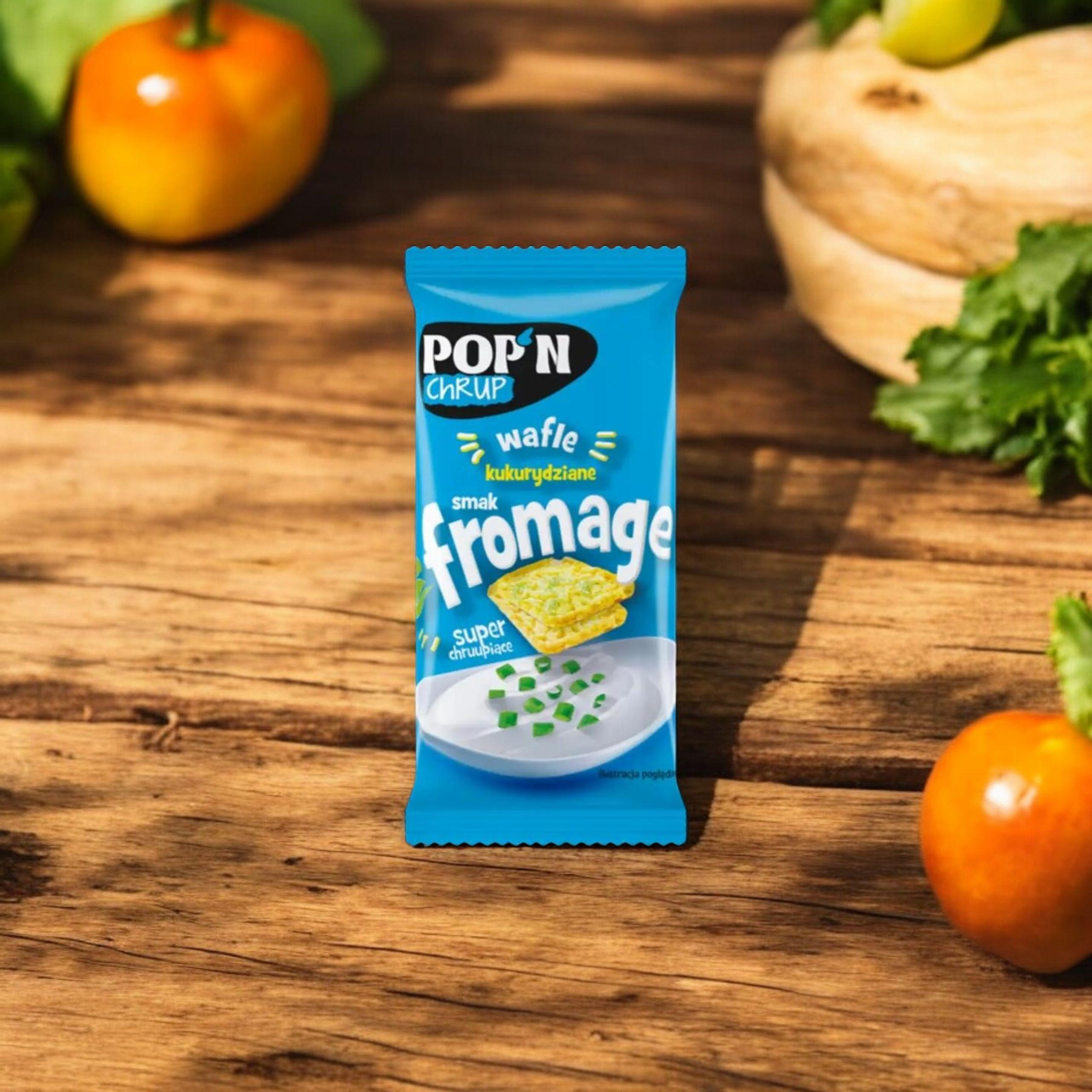 SANTE - POP`N CHRUP Wafle Kukurydziane - 22g - Fromage x48